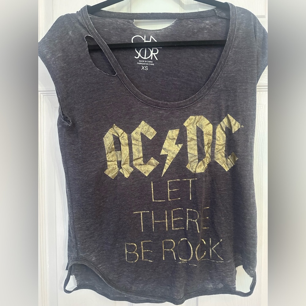 AC/DC vintage shirt.